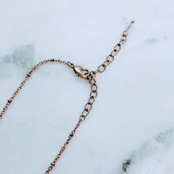 Gold Color Divine Love Charm Necklace - Picture 5 of 5